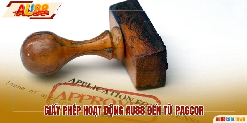 Giấy phép hoạt động AU88 đến từ PAGCOR